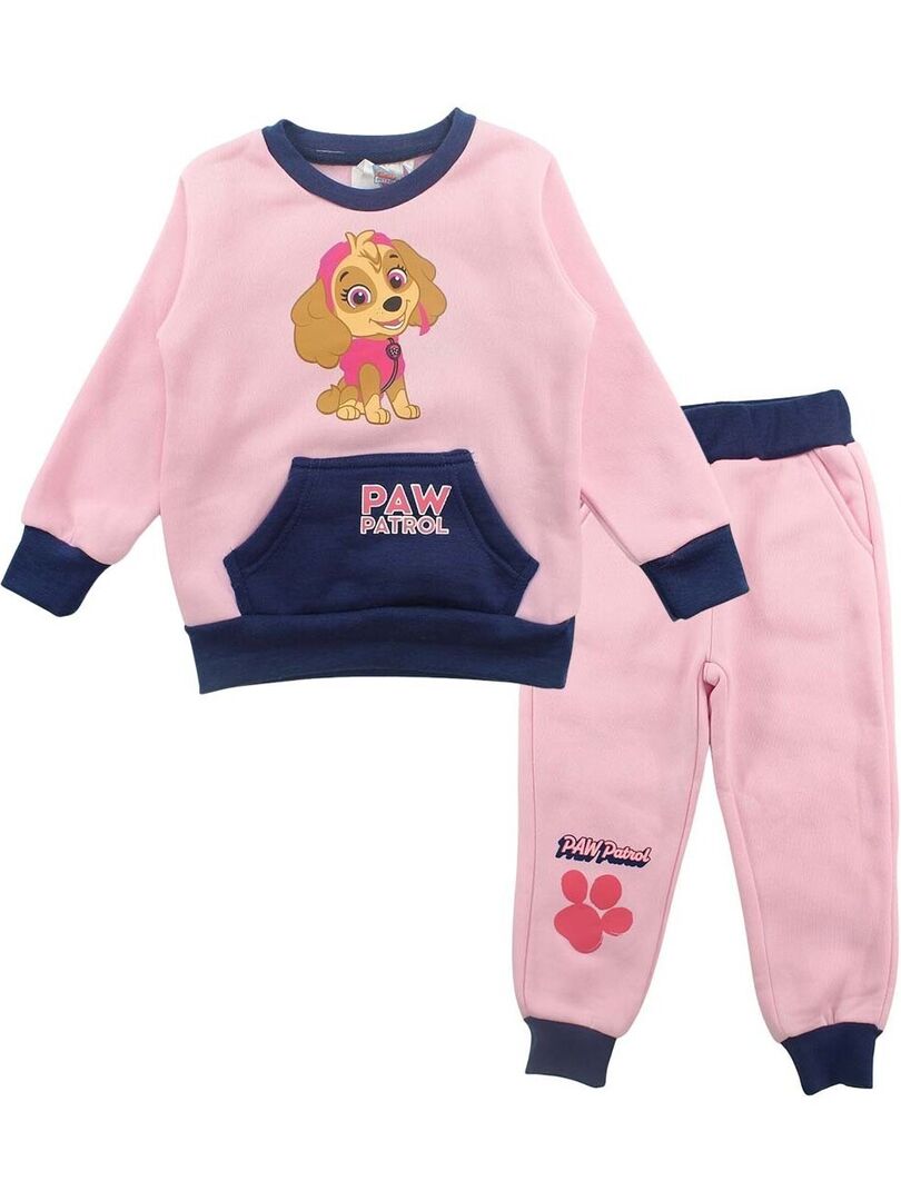 Paw Patrol Ensemble Sweat Pantalon Imprim La Pat Patrouille Rose