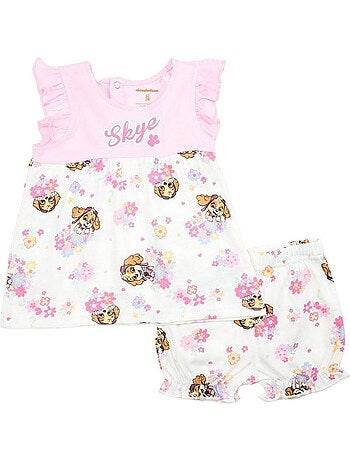 Paw Patrol - Ensemble T-shirt et Short bébé La Pat' Patrouille