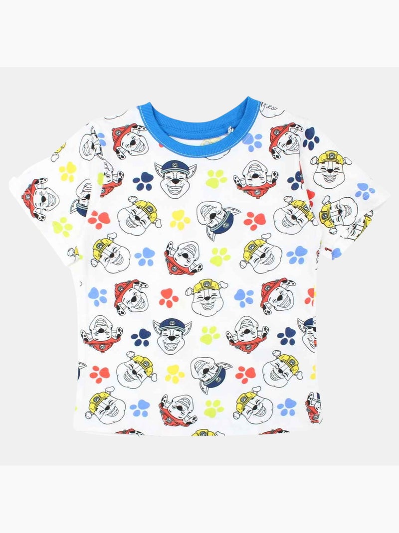 Paw Patrol - Ensemble t-shirt et short enfant imprimé Bleu - Kiabi
