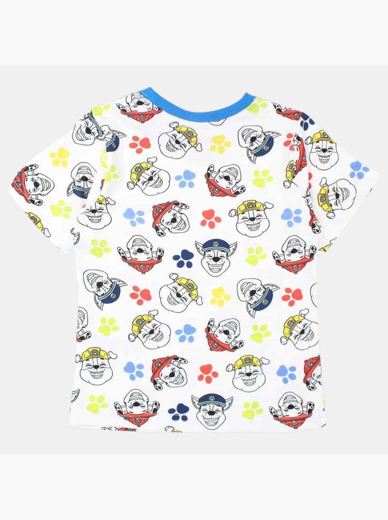 Paw Patrol - Ensemble t-shirt et short enfant imprimé Bleu - Kiabi