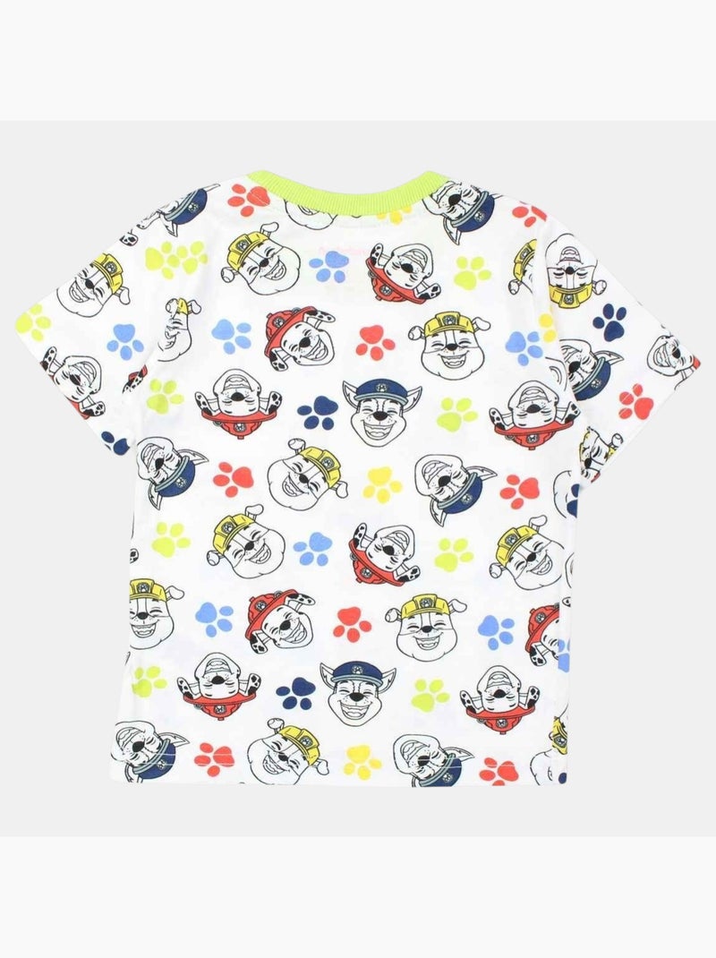 Paw Patrol - Ensemble t-shirt et short enfant imprimé Vert - Kiabi