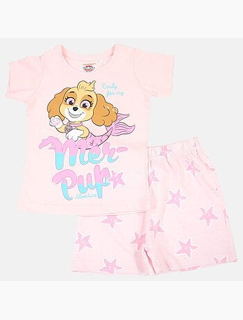 Paw Patrol - Ensemble t-shirt et short fille imprimé