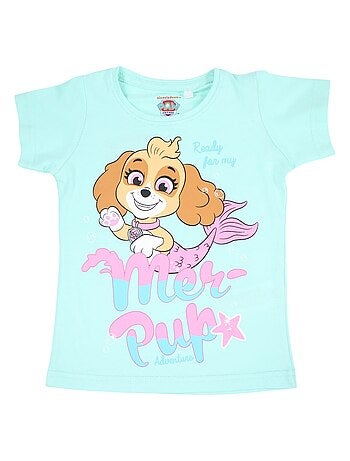 Paw Patrol - Ensemble T-shirt et Short Fille La Pat' Patrouille