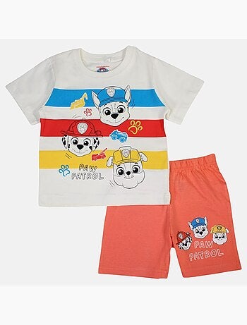 Paw Patrol - Ensemble t-shirt et short garçon imprimé