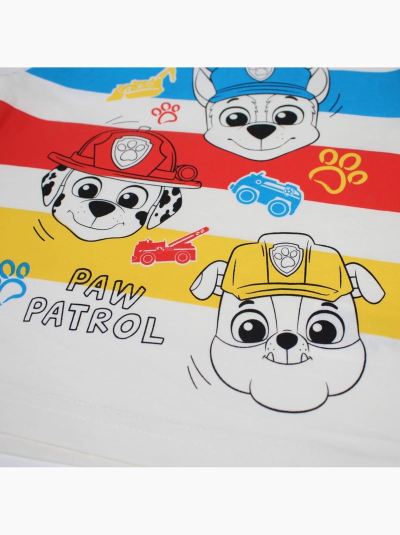Paw Patrol - Ensemble t-shirt et short garçon imprimé Orange - Kiabi