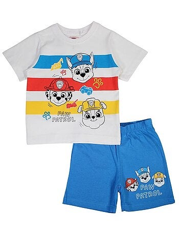 Paw Patrol - Ensemble T-shirt et Short Garçon Paw patrol