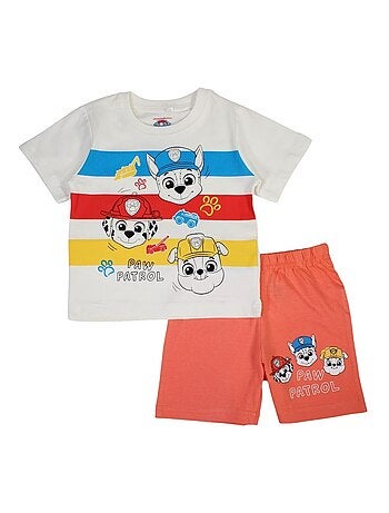 Paw Patrol - Ensemble T-shirt et Short Garçon Paw patrol