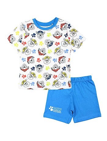 Paw Patrol - Ensemble T-shirt et Short La Pat' Patrouille .