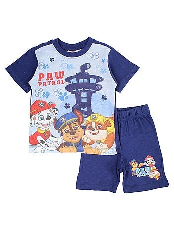 Paw Patrol - Ensemble T-shirt et Short La Pat' Patrouille .