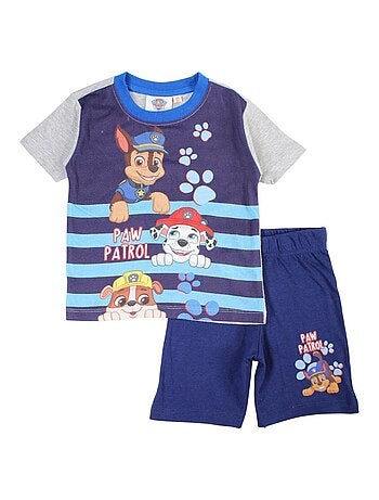 Paw Patrol - Ensemble T-shirt et Short La Pat' Patrouille .