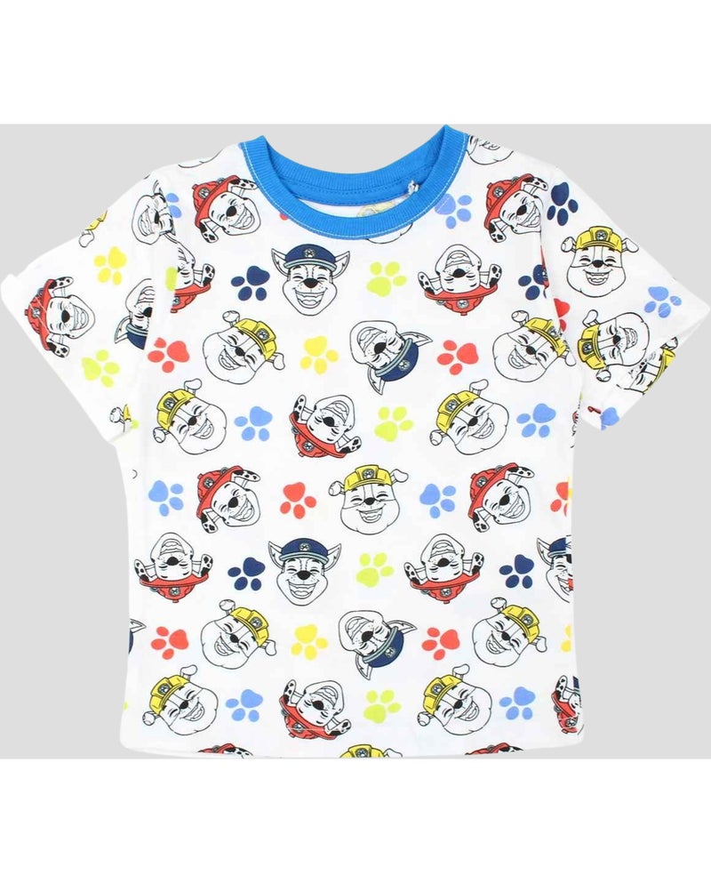 Paw Patrol - Ensemble T-shirt et Short La Pat' Patrouille Bleu - Kiabi