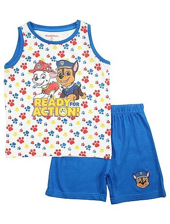 Paw Patrol - Ensemble T-shirt et Short La Pat' Patrouille