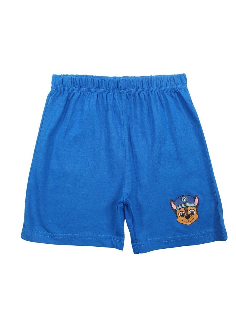 Paw Patrol - Ensemble T-shirt et Short La Pat' Patrouille Bleu - Kiabi