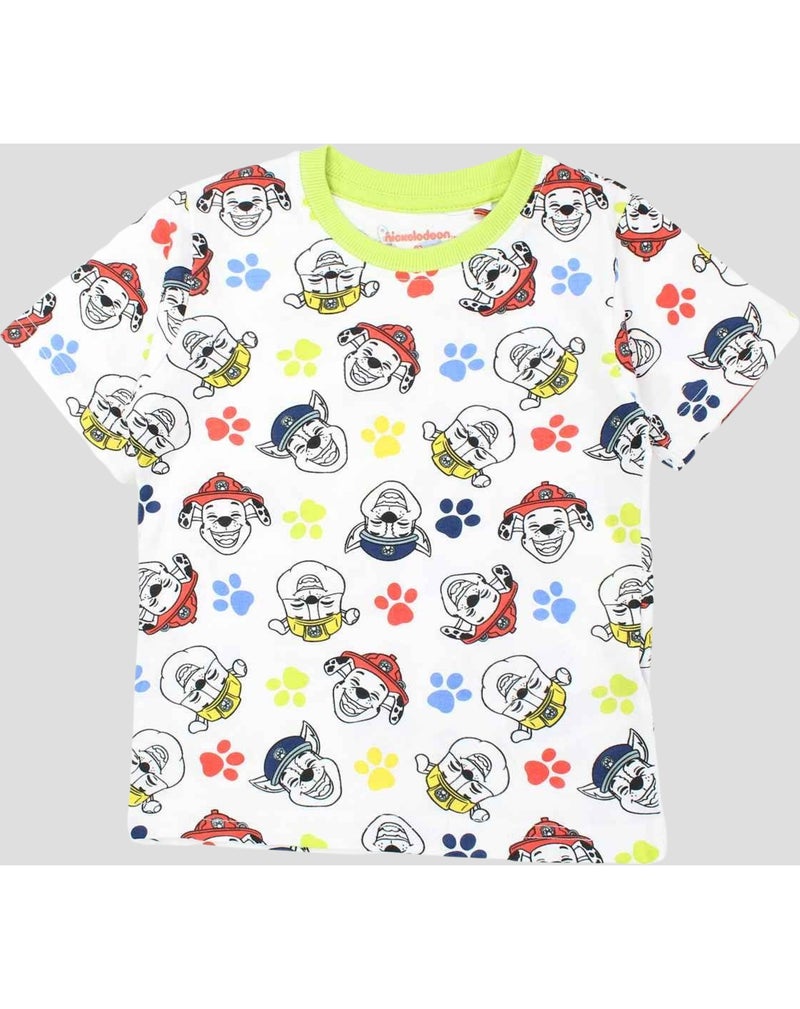 Paw Patrol - Ensemble T-shirt et Short La Pat' Patrouille Vert - Kiabi