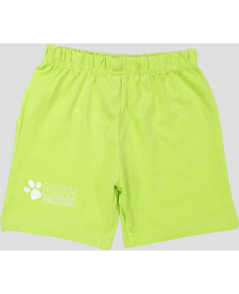 Paw Patrol - Ensemble T-shirt et Short La Pat' Patrouille Vert - Kiabi