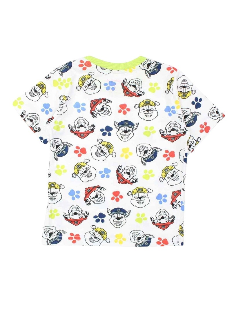 Paw Patrol - Ensemble T-shirt et Short La Pat' Patrouille Vert - Kiabi
