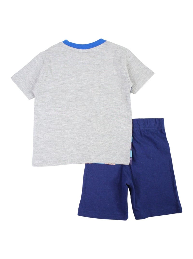 Paw Patrol - Ensemble t-shirt manches courtes et short enfant imprimé Bleu marine - Kiabi