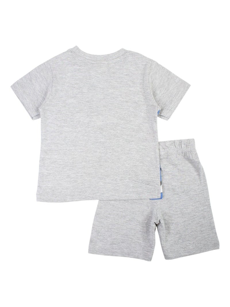 Paw Patrol - Ensemble t-shirt manches courtes et short enfant imprimé Gris - Kiabi