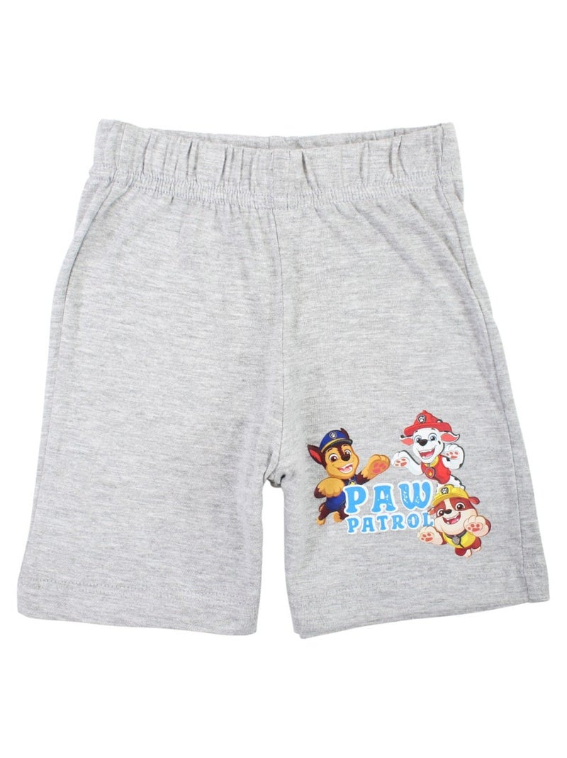 Paw Patrol - Ensemble t-shirt manches courtes et short enfant imprimé Gris - Kiabi