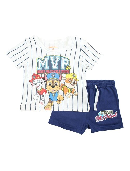 Paw Patrol - Ensemble ​​T-shirt short bébé garçon Imprimé La Pat' Patrouille - Kiabi