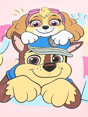 PAW PATROL, la Pat´Patrouille Fille Shirt avec Skye & Marshall 82233