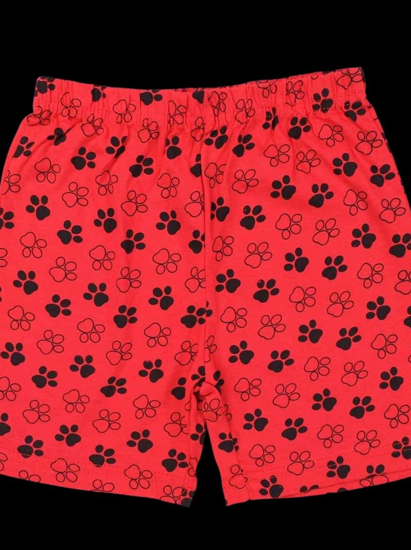 Paw Patrol - Ensemble ​​T-shirt short Imprimé La Pat' Patrouille Blanc - Kiabi