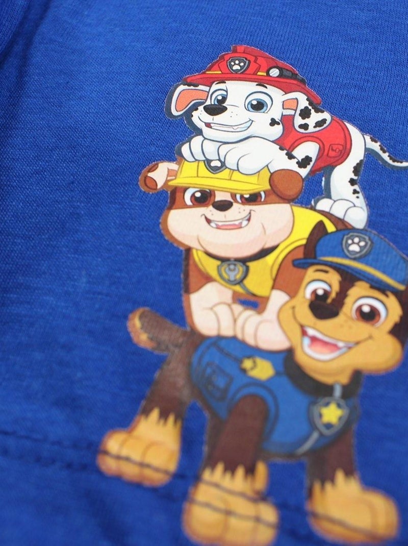 Paw Patrol - Ensemble ​​T-shirt short Imprimé La Pat' Patrouille Bleu marine - Kiabi