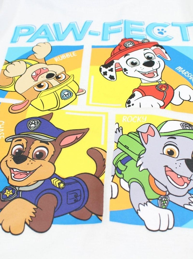 Paw Patrol - Ensemble ​​T-shirt short Imprimé La Pat' Patrouille Rouge - Kiabi