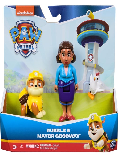 Paw Patrol - Figurines Hero Pup Core Rubble - Kiabi