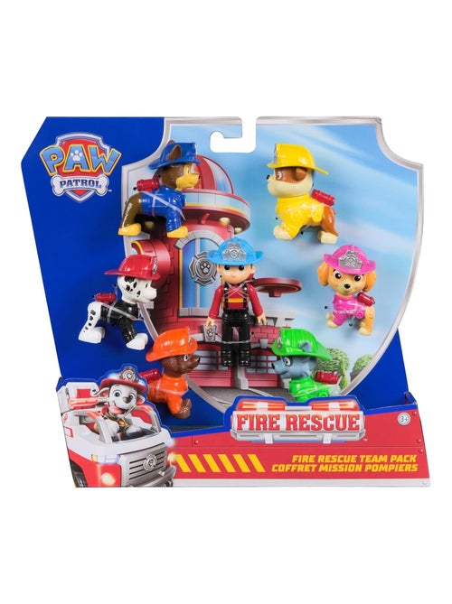 PAW Patrol - Fire Rescue - Set cadeau de figurines - Kiabi