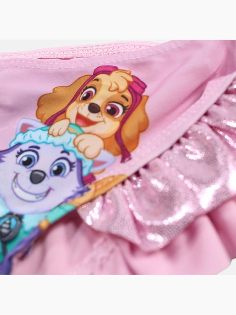 Paw Patrol - Maillot de bain deux pièces enfant imprimé Rose - Kiabi