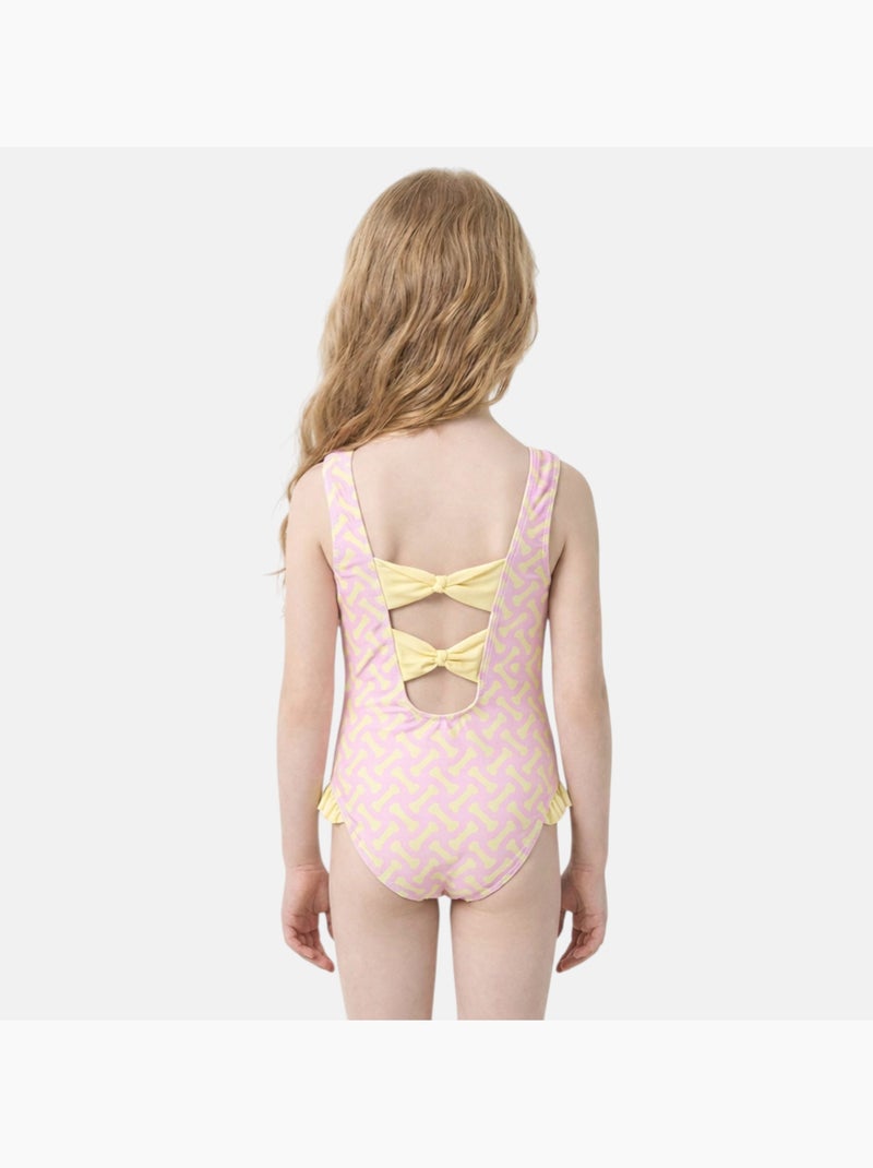 Paw Patrol - Maillot de bain enfant imprimé Rose - Kiabi