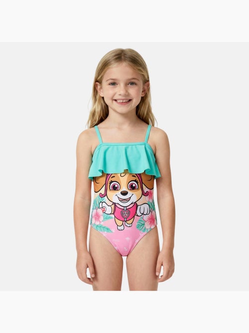 Paw Patrol - Maillot de bain fille imprimé - Kiabi