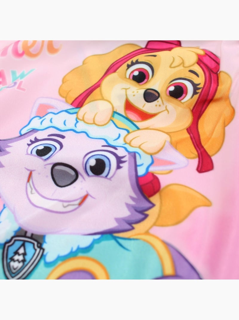Paw Patrol - Maillot de bain une pièce enfant imprimé Rose - Kiabi