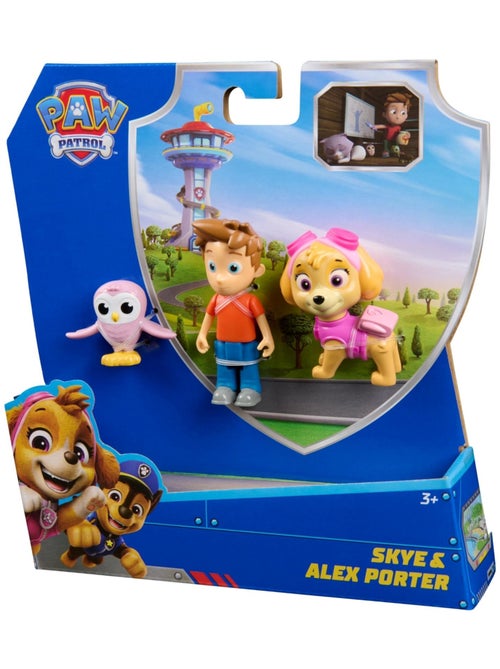 Paw Patrol - Pack de figurines Skye et Alex - Kiabi