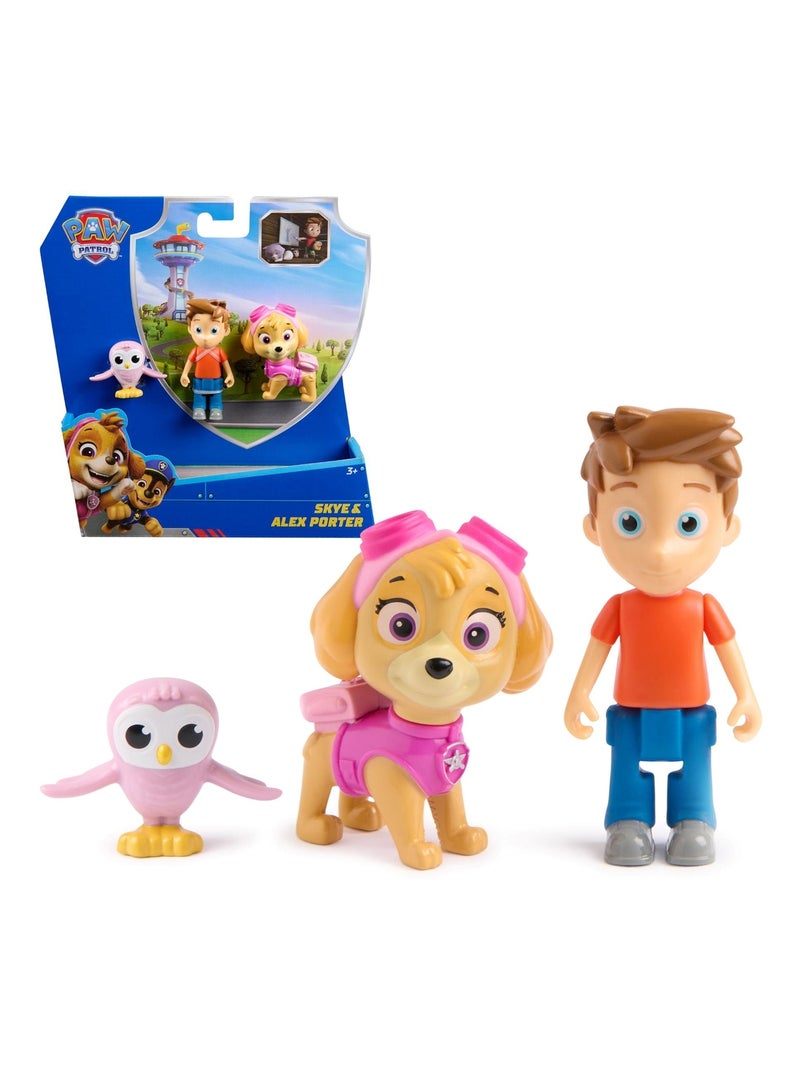 Paw Patrol - Pack de figurines Skye et Alex Multicolore - Kiabi