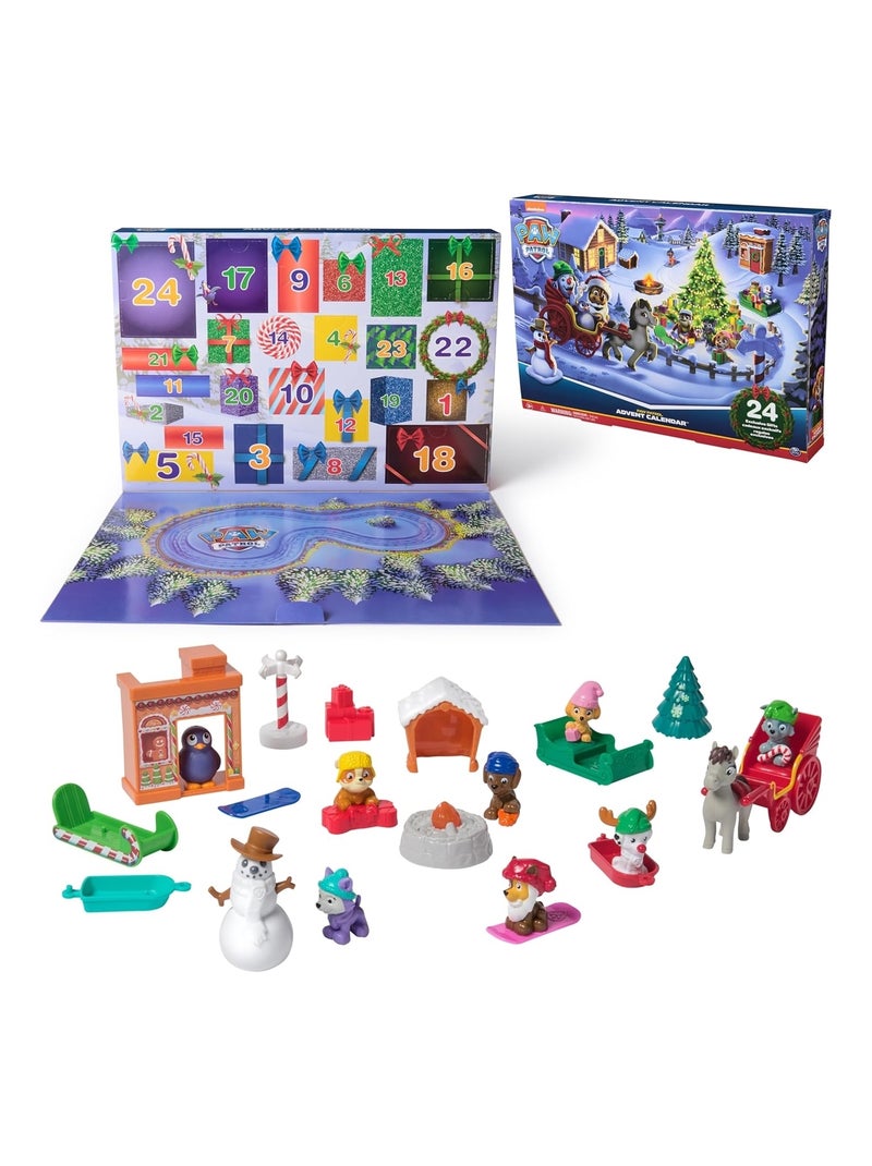 Paw Patrol - Pat Patrouille - Calendrier de l'avent Pat Patrouille 2024 Multicolore - Kiabi