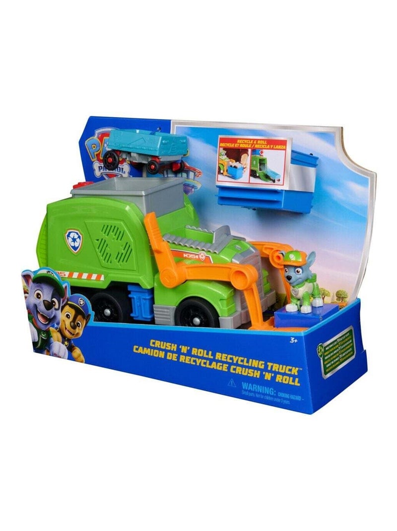 Paw Patrol Pat Patrouille Camion de recyclage Rocky Vert
