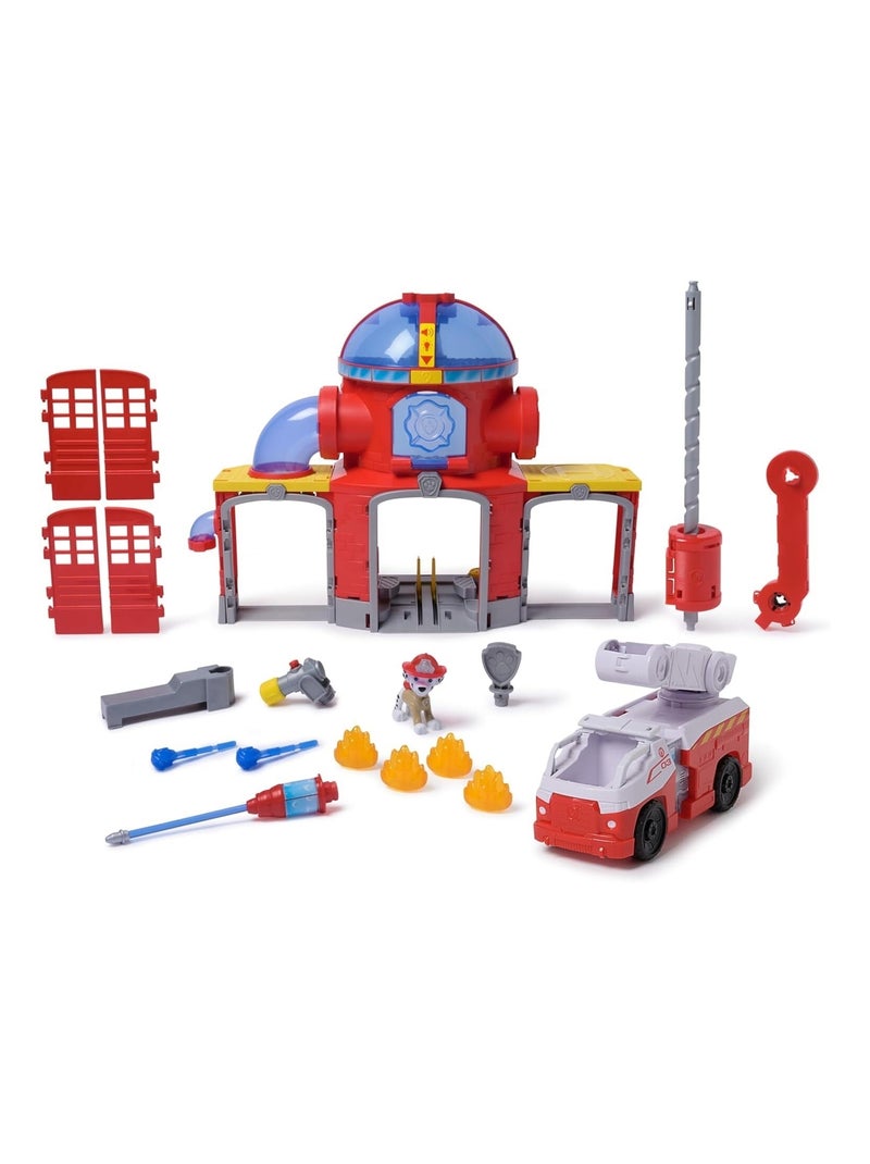 PAW Patrol - Pat Patrouille - Caserne de pompiers Fire Rescue Multicolore - Kiabi