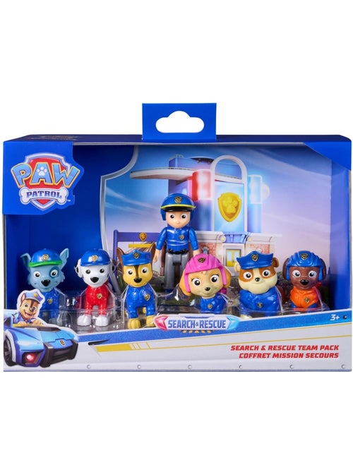 Paw Patrol - Pat Patrouille - Coffret cadeau 7 figurines - Kiabi