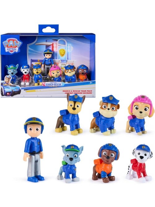Paw Patrol - Pat Patrouille - Coffret cadeau 7 figurines - Kiabi