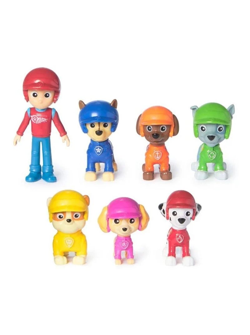 Paw Patrol - Pat Patrouille - Pack de 7 figurines Rescue Wheels Multicolore - Kiabi
