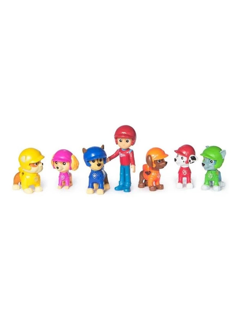 Paw Patrol - Pat Patrouille - Pack de 7 figurines Rescue Wheels Multicolore - Kiabi