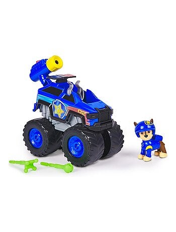 Paw Patrol - Pat Patrouille - Véhicule + figurine Chase Rescue Wheels