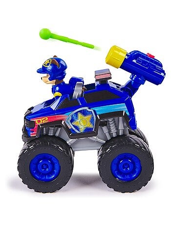 Paw Patrol - Pat Patrouille - Véhicule + figurine Chase Rescue Wheels