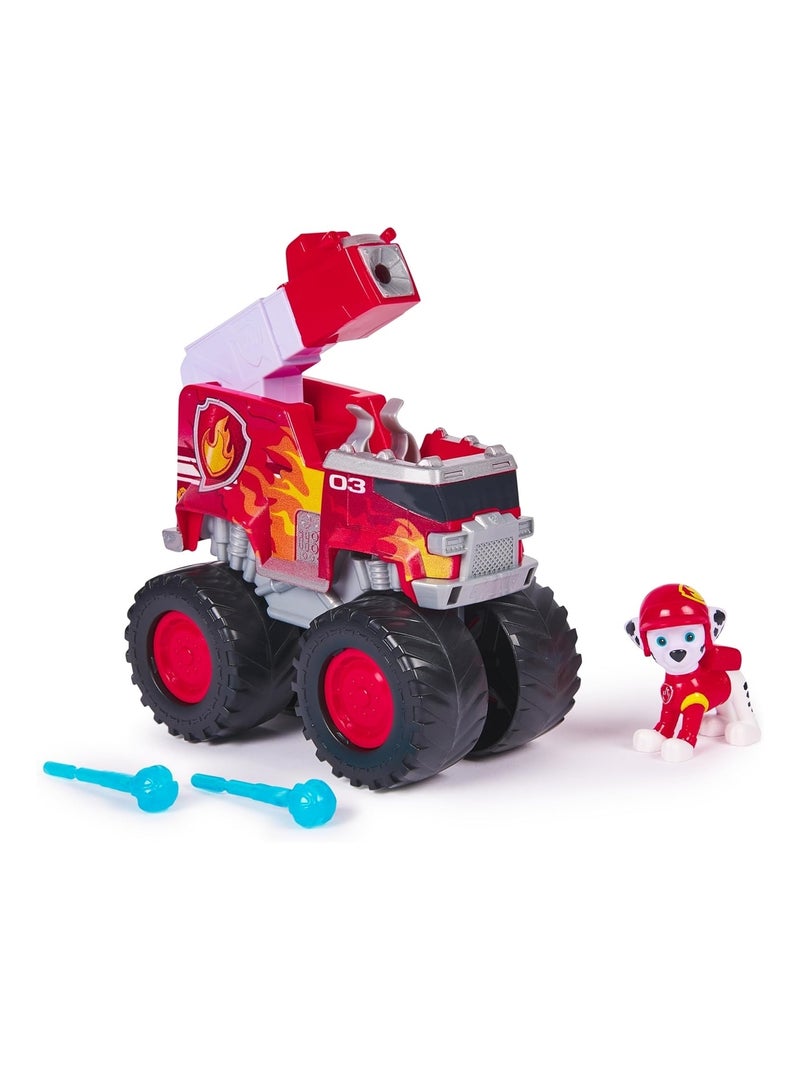 Paw Patrol - Pat Patrouille - Véhicule + figurine Marcus Rescue Wheels Rouge - Kiabi