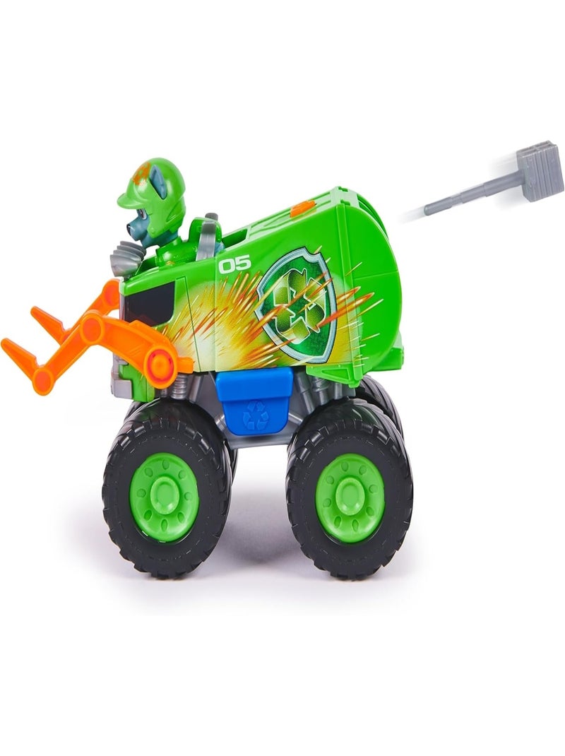 Paw Patrol - Pat Patrouille - Véhicule + figurine Rocky Rescue Wheels Vert - Kiabi