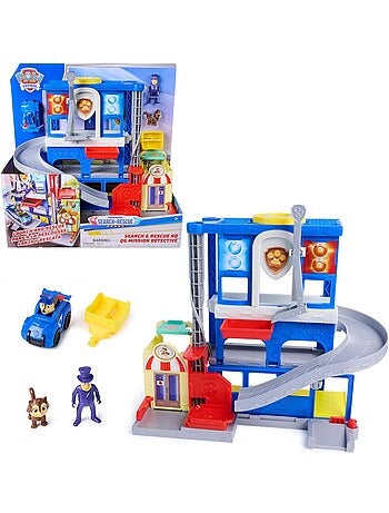 Paw Patrol - Poste de police Pup Squad Search & Rescue - Mission détective