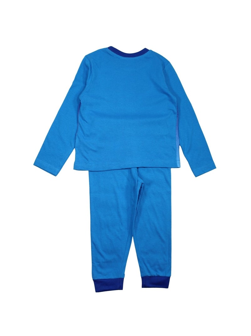 Paw Patrol - Pyjama coton Garçon La Pat' Patrouille Bleu - Kiabi