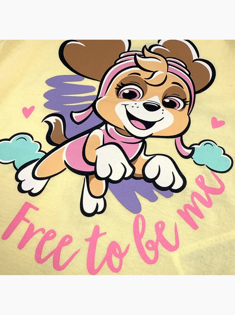Paw Patrol - Pyjama enfant imprimé Jaune - Kiabi